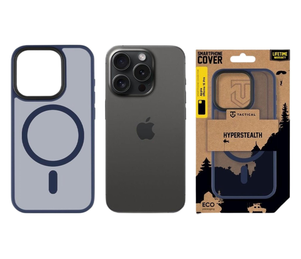 Tactical MagForce Hyperstealth Kryt pro Apple iPhone 15 Pro Deep Blue - 1514058 - zdjęcie 3